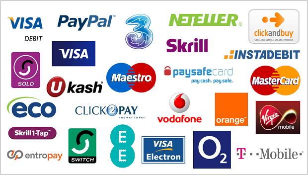 online casino, deposit methods, payment options