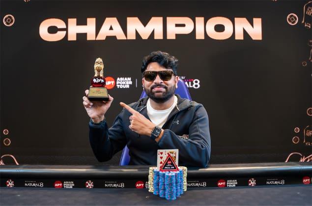India poker, APT Taipei, Nishant Kumar